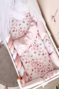 Повний комплект постільної білизни для новонароджених Happy night, з метеликами