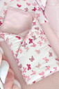Полный комплект постельного белья для новорожденных Happy night, с бабочками