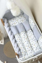 Полный комплект постельного белья для новорожденных Happy night, с овечками