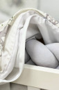 Повний комплект постільної білизни для новонароджених Happy night, Слоники на білому