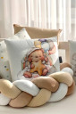 Комплект дитячої постільної білизни з 6 предметів Ведмедики Гаммі, Беж