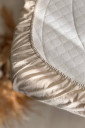 Вельветовый комплект постельного белья в детскую кроватке Velvet в цвете мока