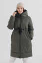 Зимняя слингокуртка / куртка для беременных 3в1 Олива