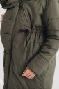 Зимова слінгокуртка/ куртка для вагітних 3в1 Олива