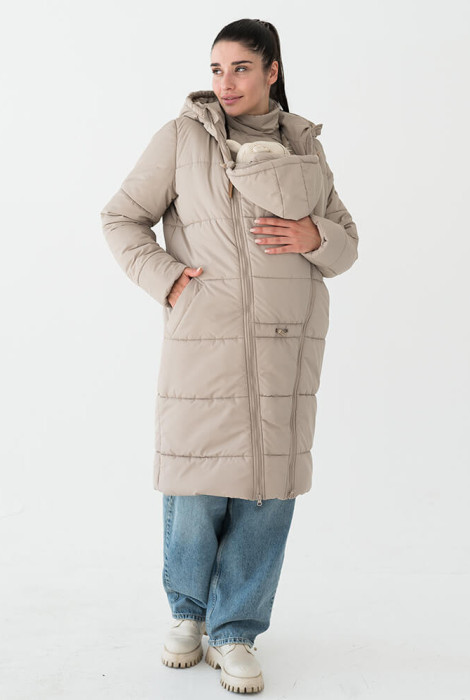 Зимова куртка для вагітних і слінгоносіння 3 в 1 від LOVE & CARRY