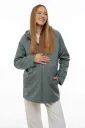 Демісезонна слінгокуртка для вагітних Softshell 3 в 1, Шавлія