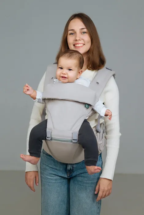 Хипсит Love&Carry серо-бежевый