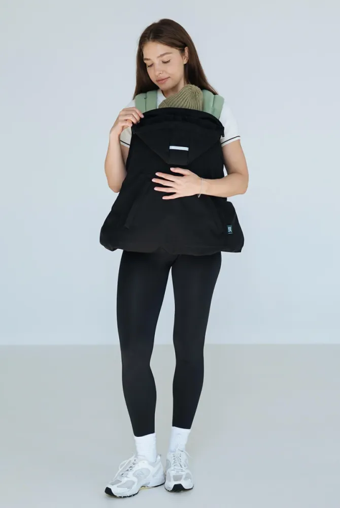 Мультисезонна слінгонакидка Softshell new, чорний Мультисезонна слінгонакидка Softshell new, чорний