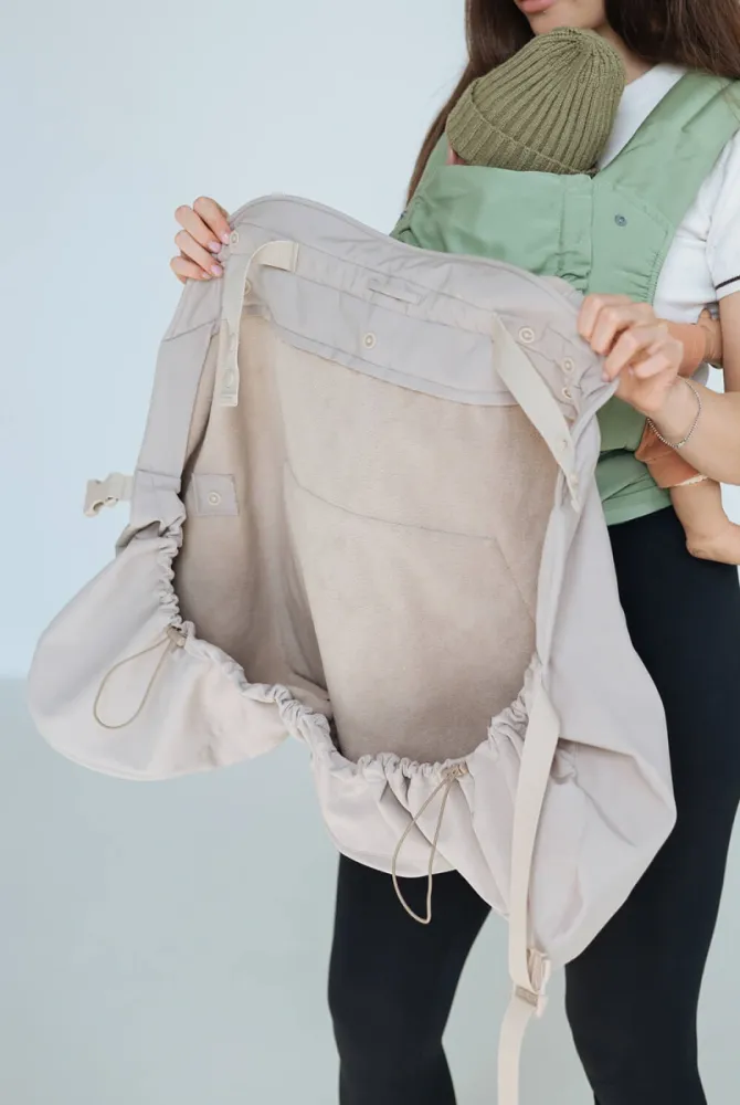 Мультисезонна слінгонакидка Softshell new, бежева Мультисезонна слінгонакидка Softshell new, бежева