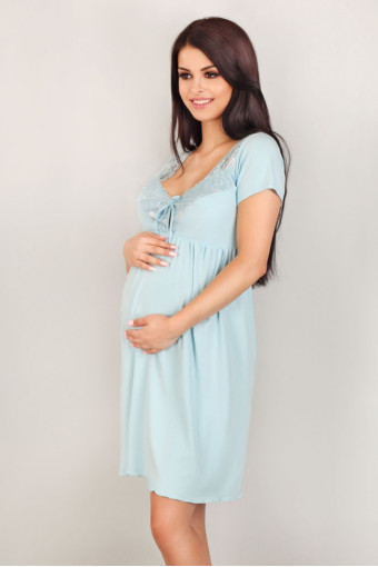 Ночная рубашка для беременных и кормящих мам 3002