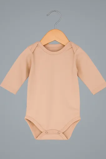 Боди с длинным рукавом Amazoniya, светлый визон