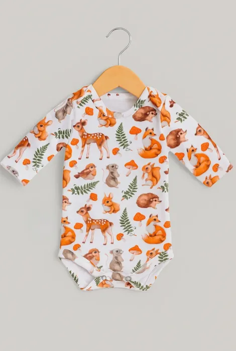 Боді з довгим рукавом Лісові звірята