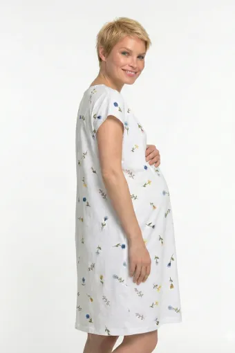 Платье-рубашка для родов и кормления, Полевые цветы