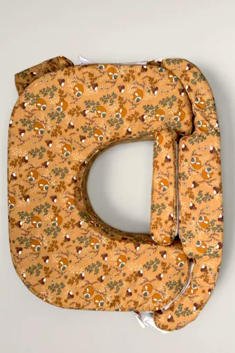 Сменный чехол для подушки Feeding pillow, лисички (тёплый)