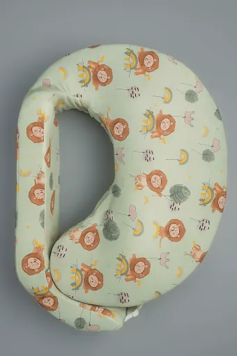Змінний чохол для подушки Feeding pillow, леви на м'ятному
