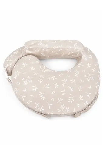 Змінний чохол для подушки Feeding pillow, гілочки на кавовому