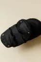 Муфта-рукавички для коляски зимові, чорні