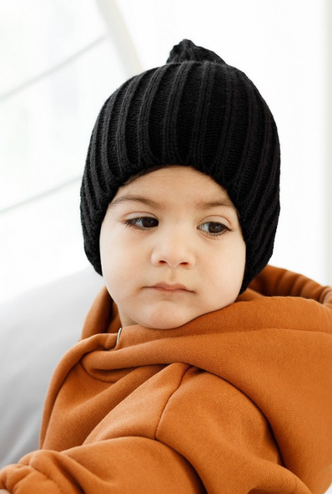 Детская зимняя шапочка Alen, черная