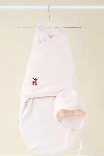 Євро пелюшка-кокон на липучці Cozy, Вершкова