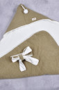 Ангоровый конверт-одеяло на выписку Гномик, олива