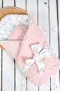 Велюровый конверт-одеяло Tessera, розовый