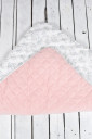 Велюровий конверт-ковдра Tessera, рожевий