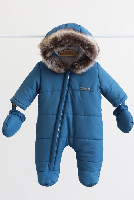 Детский зимний комбинезон Аляска, синий