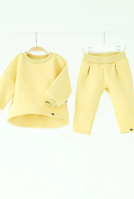 Детский костюм с начёсом Spunky, банановый