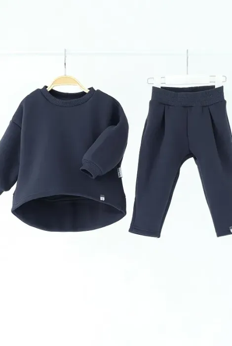 Детский костюм с начёсом Spunky, светло-графитовый