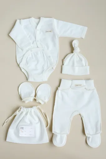 Комплект в пологовий Cozy, молочний