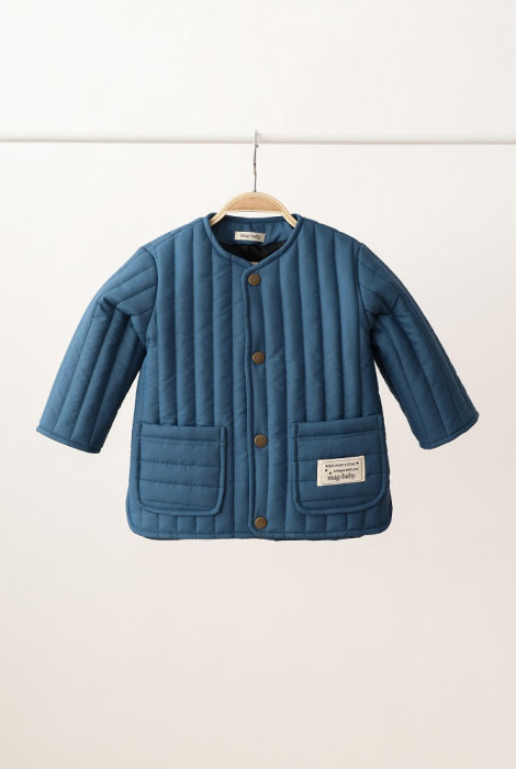 Детская демисезонная куртка Gree синего цвета