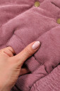 Вельветова курточка Line, рожева
