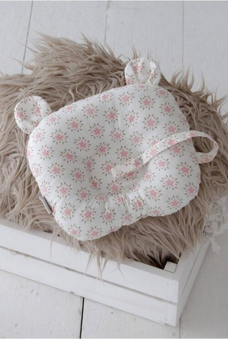 Подушка для новорожденных Мишкины ушки, Цветы