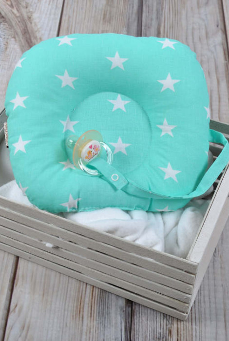 Подушка для новорожденных с держателем, Звездочки