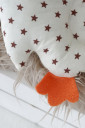 Ортопедична подушка-іграшка для немовляти Совушка, коричневі зорі