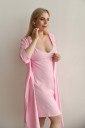 Рубашка для беременных и кормления 24133, розового цвета