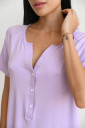 Ночная рубашка Lazy для беременных и кормящих, лиловый