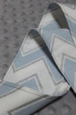 Конверт-одеяло Зигзаг с серым