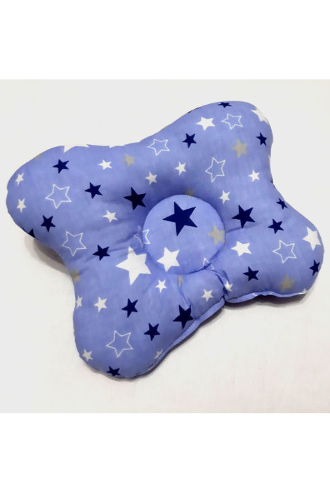 Ортопедическая подушка для младенца, Звезды на синем