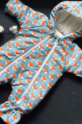 Демісезонний комбінезон, Лисички на блакитному