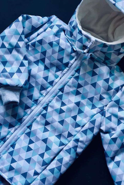 Куртка детская Голубые треугольники