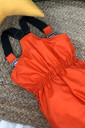 Зимняя куртка и брюки, Мишки оранжевые