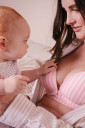 Бюстгальтер для беременных и кормления Striped Pink