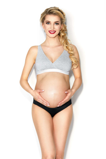 Бюстгальтер-топ Lily для беременных и кормления, серый