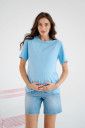 Шорти 4174425 для вагітних, синій варка 2