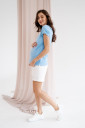 Футболка 3180041-71 для беременных и кормления, голубой