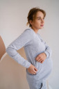 Спортивный костюм 4205114-72 для беременных и кормления, серый меланж