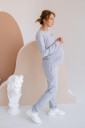 Спортивний костюм 4205114-72 для вагітних і годування, сірий меланж