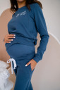 Спортивний костюм 4205114-72 для вагітних і годування, синій