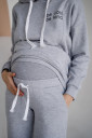 Спортивний костюм 4218115-72 для вагітних і годування, сірий меланж